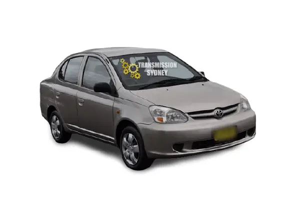 Toyota Echo Sedan 2002, a vehicle we recondition transmissions for